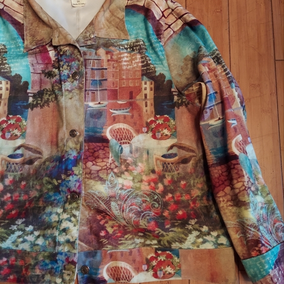 Classic scenery jacket by IMPULSE made in usa 2x - Picture 4 of 4